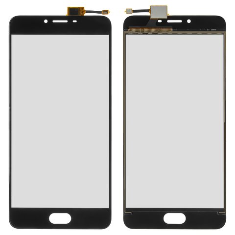 Touchscreen compatible with Meizu U20, black 