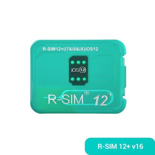 R-Sim 12+ v16 Card for iPhone X / 8 / 8 Plus / 7 / 7 Plus / 6s / 6s Plus / 6 / 6 Plus / 5 SE / 5s / 5c / 5