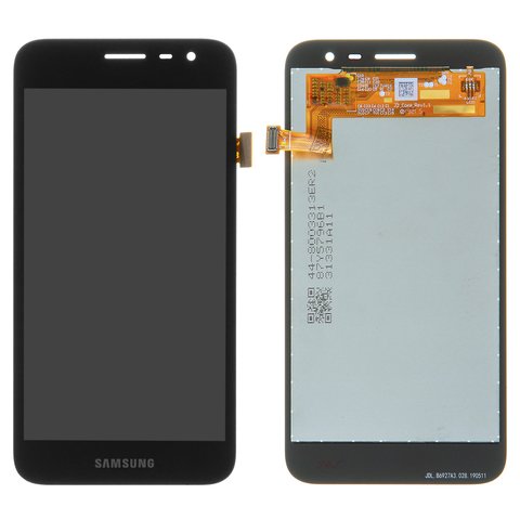 LCD compatible with Samsung J260 Galaxy J2 Core, black, without frame, original change glass 
