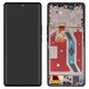 LCD compatible with Huawei Honor Magic 5 Lite, (black, with frame, Original (PRC), RMO-NX1, RMO-NX3)