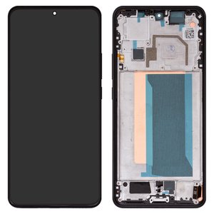 LCD compatible with Xiaomi 13T, 13T Pro, Redmi K60 Ultra, black, with frame, Original PRC , 2306EPN60G, 23078PND5G, 23078RKD5C 