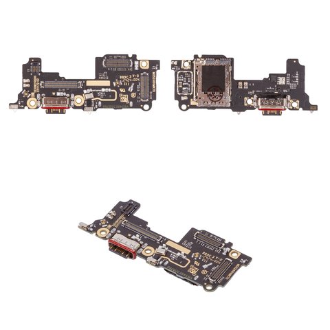 Flat Cable compatible with Xiaomi Poco F6 Pro, charge connector, with components, Original PRC , charging board 