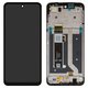 Дисплей для Motorola Moto G34, Moto G45, черный, с рамкой, High Copy, 1540464621