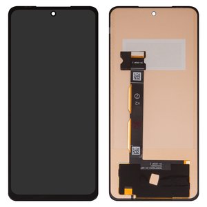 Дисплей для Motorola Moto G84, черный, без рамки, Сopy, TFT 
