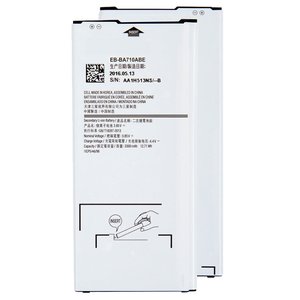 Batería EB BA710ABE puede usarse con Samsung A710 Galaxy A7 2016 , Li ion, 3.85 V, 3300 mAh, Original PRC 