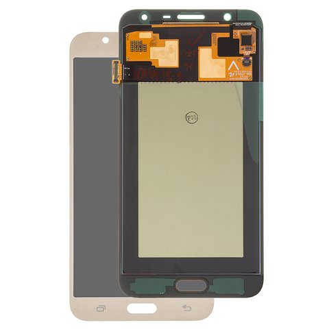 Pantalla LCD puede usarse con Samsung J701 Galaxy J7 Neo, dorado, sin marco, Original, empaque industrial, #GH97 20904B