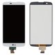 Pantalla LCD puede usarse con LG K10 K410, K10 K420N, K10 K430DS, K10 K430DSF, K10 K430DSY, blanco, Original (PRC), sin microchip