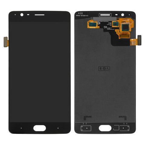 Pantalla LCD puede usarse con OnePlus 3T A3010, negro, Original PRC 