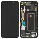 Pantalla LCD puede usarse con Samsung G950F Galaxy S8, G950FD Galaxy S8, negro, con marco, Original, empaque industrial, midnight black, #GH97-20457A/GH97-20473A/GH97-20629A