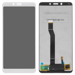 Pantalla LCD puede usarse con Xiaomi Redmi 6, Redmi 6A, blanco, sin marco, original vidrio reemplazado , cristal táctil reemplazado, M1804C3DG, M1804C3DH, M1804C3DI, M1804C3CG, M1804C3CH, M1804C3CI