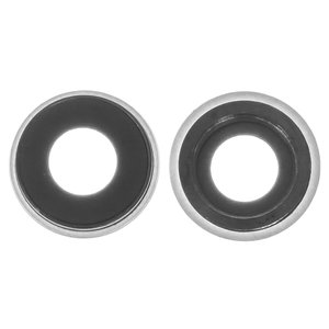 Vidrio de cámara puede usarse con iPhone XR, blanco, con marcos