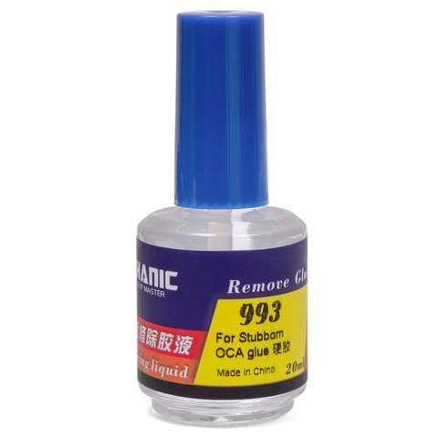 Limpiador Mechanic 993, para cine OCA , para adhesivo UV, 20 ml