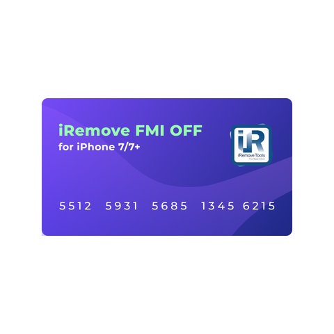 iRemove FMI OFF para iPhone 7 7P [Open Menu]