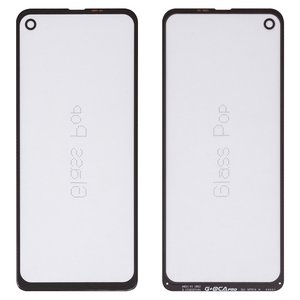 Vidrio de carcasa G+OCA PRO puede usarse con Motorola One Action XT2013, con película OCA, negro