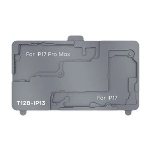 Fijador de placas Sunshine T12B IP13 puede usarse con Apple iPhone 17, iPhone 17 Pro Max, para reparar placas base