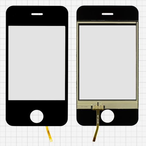 Сенсорний екран для China iPhone 4, 4s, 87 мм, тип 1, 110*57мм , 72*49мм , #0010F 04