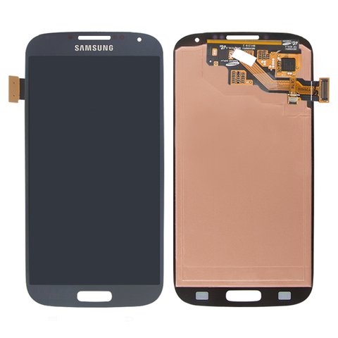 Дисплей для Samsung I337, I545, I9500 Galaxy S4, I9505 Galaxy S4, I9506 Galaxy S4, I9507 Galaxy S4, M919, синій, без рамки, Оригінал переклеєне скло 