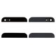 Верхня + нижня панель корпусу для Apple iPhone 5, чорна
