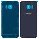 Задня панель корпуса для Samsung G925F Galaxy S6 EDGE, синя, Сopy