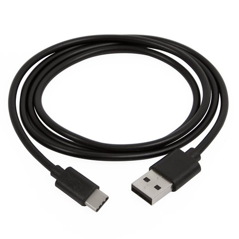 USB кабель, USB тип C, USB тип A, 120 см, чорний