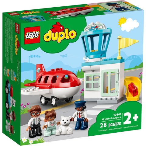 Конструктор LEGO DUPLO Літак і аеропорт 10961