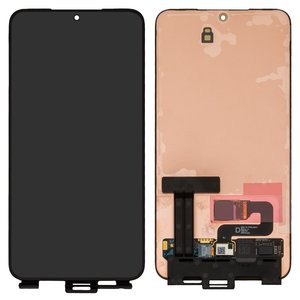 Дисплей для Samsung S911 Galaxy S23, черный, без рамки, Оригинал переклеено стекло 