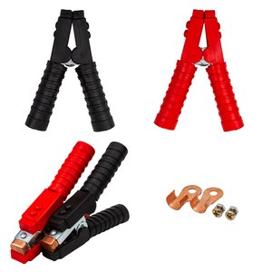 Затискач крокодил Merlion, акумуляторний, 160 мм, 300 A, 2 шт.