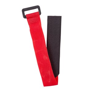 Органайзер для кабеля, красный, 20 мм, 30 см, многоразовая лента липучка