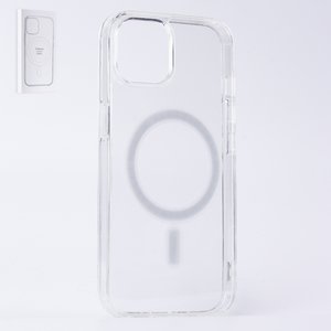 Чохол MagSafe для iPhone 14, прозорий, магнітний, силікон