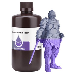 Фотополимерная смола для 3D принтера ELEGOO Grey to Purple, 1 кг