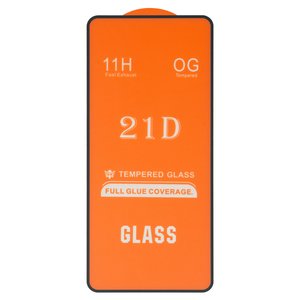 Захисне скло для Realme 10, 9; OnePlus Nord CE 2 5G; Oppo Reno 7, Reno 7 SE, Reno 8, Reno 8T, сумісне з чохлом, Full Glue, без упаковки , чорний