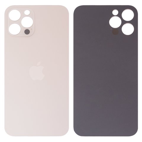 Задняя панель корпуса для iPhone 12 Pro, золотистая, не нужно снимать стекло камеры, Original PRC , big hole