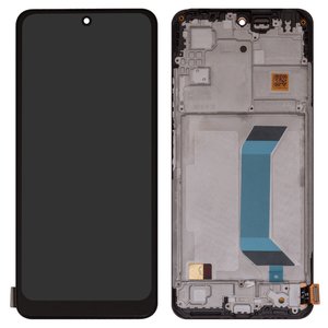 Дисплей для Xiaomi Poco X5 5G, Redmi Note 12 5G, чорний, з рамкою, Сopy, TFT , 22111317PG, 22111317PI, 22111317I, 22111317G