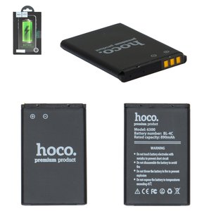 Аккумулятор Hoco BL 4C для Nokia 6300, X2 00, Li Polymer, 3,7 В, 890 мАч