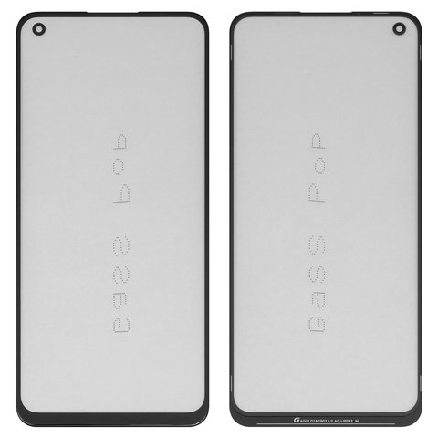 Стекло корпуса G+OCA PRO для Realme 10, 9, с OCA пленкой, черное