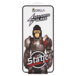 Защитное стекло для Google Pixel 5, совместимо с чехлом, Full Glue, Anti Static, черный, gorilla