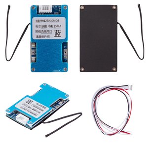 BMS контроллер 4S, 25 А, 12,8 B, для NMC и NCA аккумуляторов, для LiFePo4 аккумуляторов