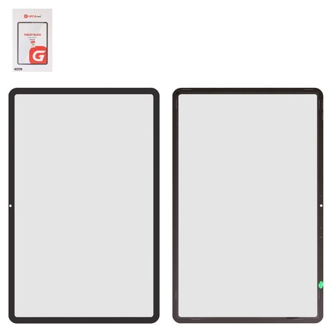 Скло корпуса G+OCA PRO для Xiaomi Pad 6 11'', Pad 6 Pro 11'', з ОСА плівкою, чорне