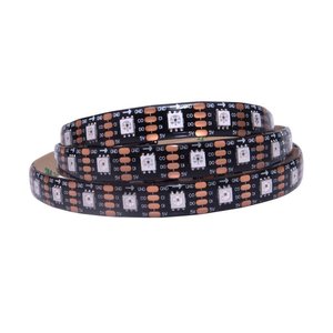 Світлодіодна стрічка RGB SMD5050, WS2813 (чорна, з управлінням, IP65, 5 В, 60 діодів/м, 1 м) Світлодіодна стрічка RGB SMD5050, WS2813 (чорна, з управлінням, IP65, 5 В, 60 діодів/м, 1 м)